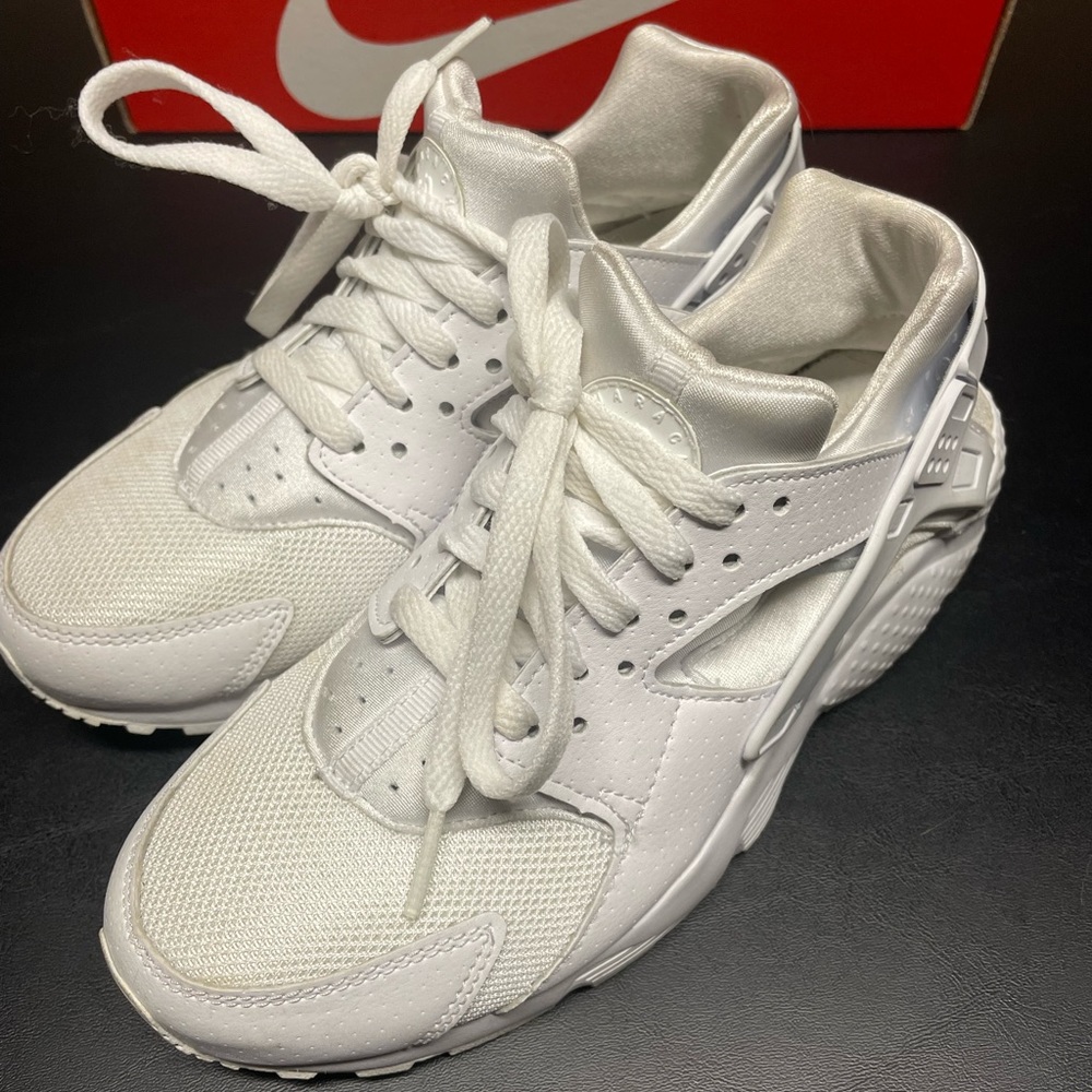 Nike Huarache Run Triple White (GS)